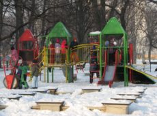 Zima w Parku Saskim - 5.01.2011